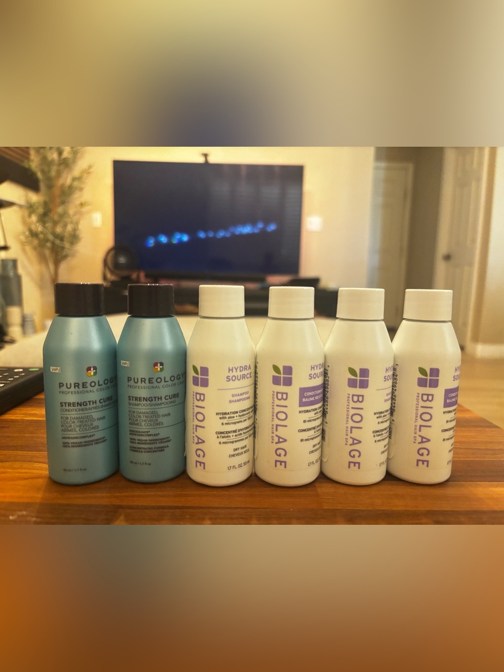 5 items x $25 Biolage & Pureology conditioner and Shampoo Bundle NEW Travel size